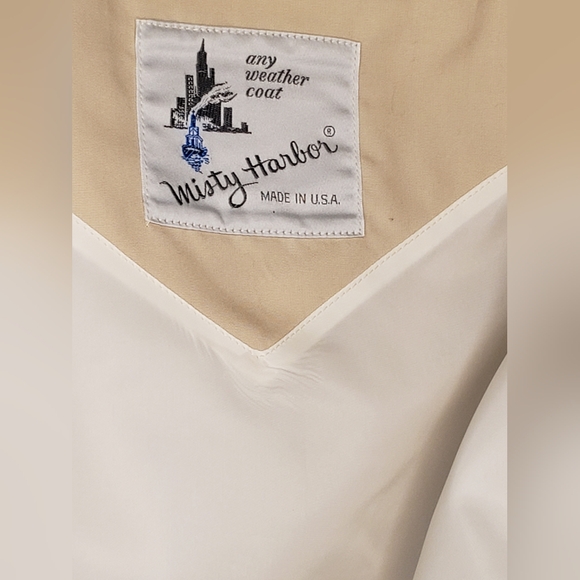 Vintage Misty Harbor Trench Coat EUC - Picture 4 of 6